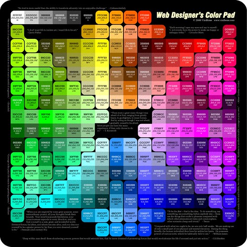 Web Designer's Color Pad